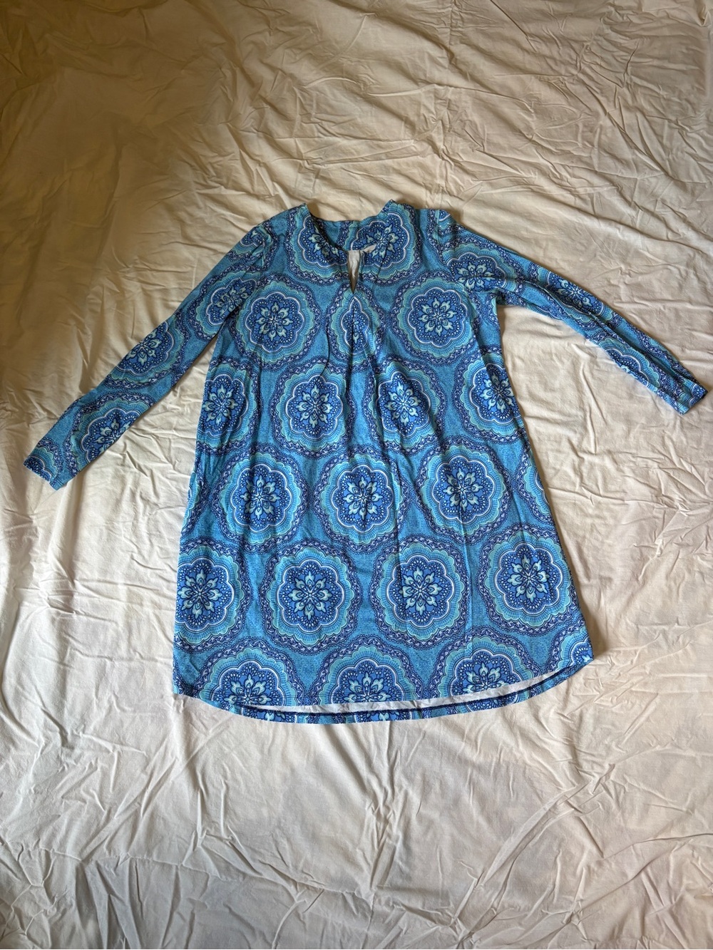 Coolibar 3/4 sleeve sun protection Dress. Size medium